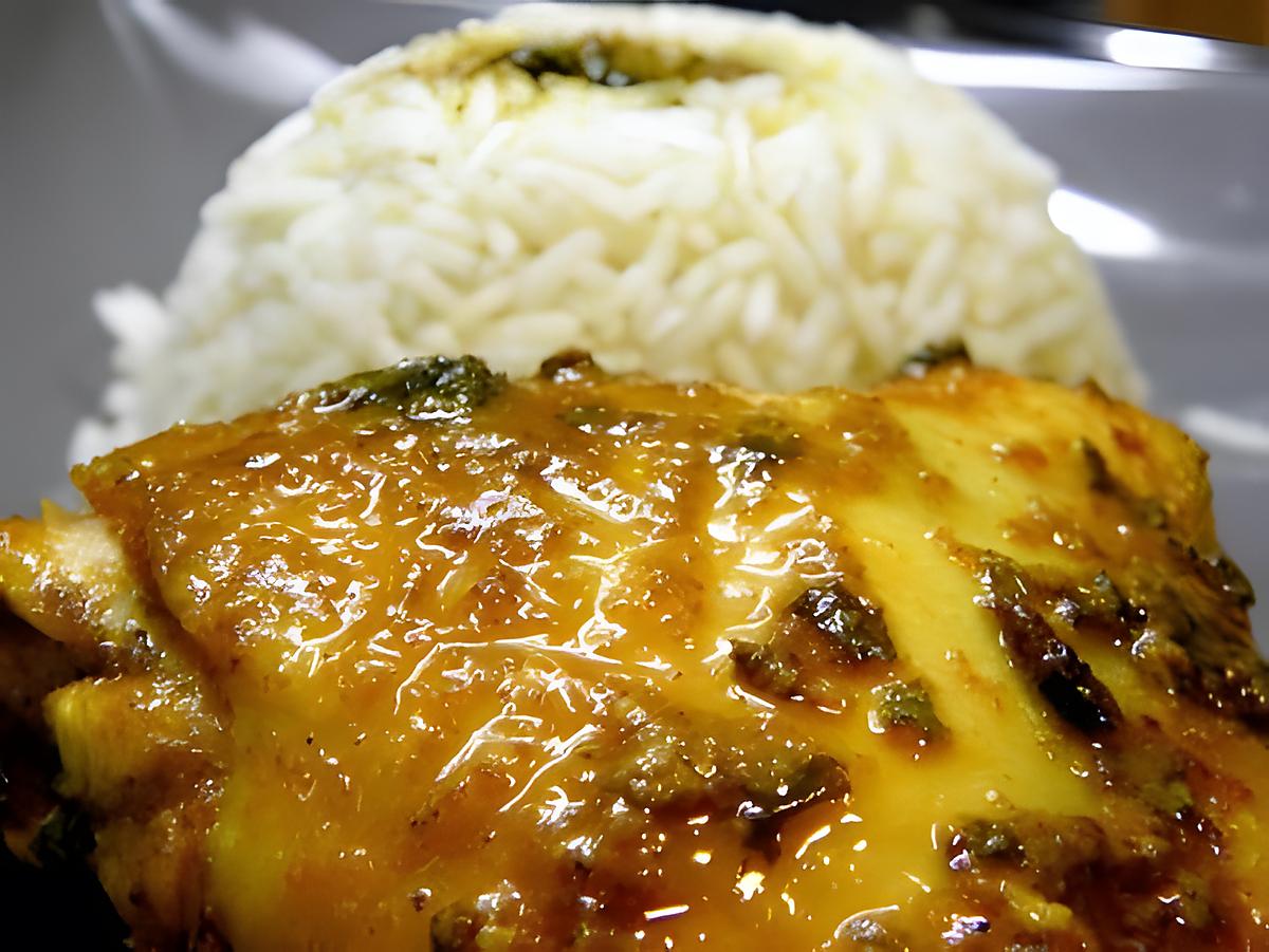 recette Poulet Rôti Citronné aux  épicés & Riz basmati