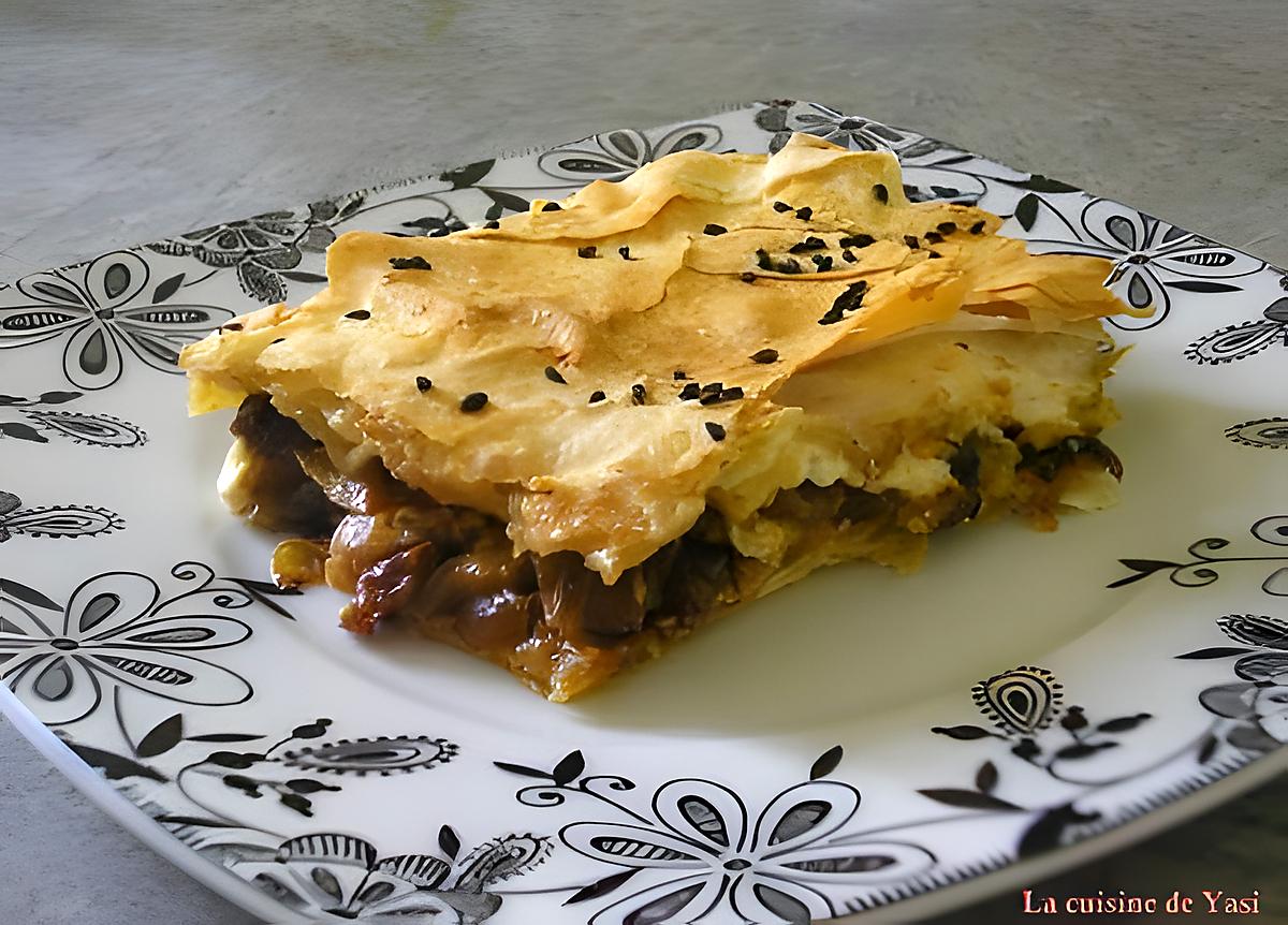 recette Börek aux oignons caramélisés