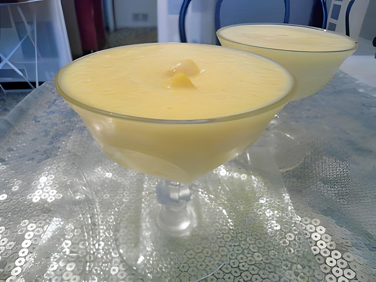 recette MOUSSE AUX PÊCHES