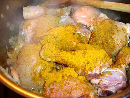 recette Poulet Curry Coco