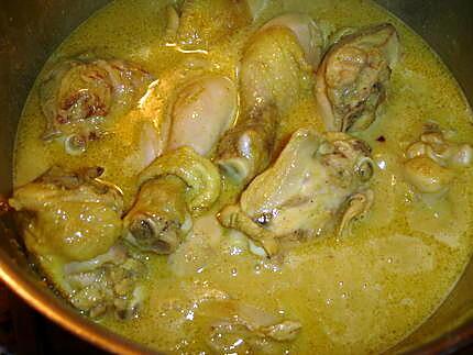 recette Poulet Curry Coco