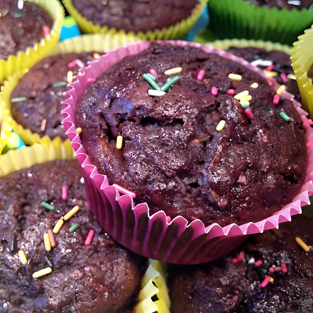 recette Muffins Courgettes & Chocolat