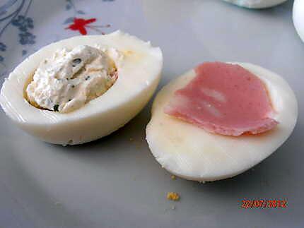 recette mes oeufs farcis surprise