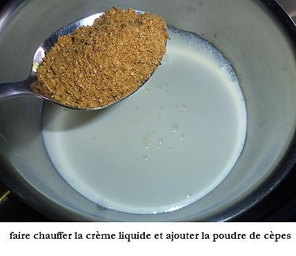 recette Sauce aux cèpes pour napper viandes , volailles, gibier