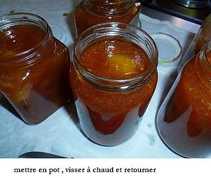 recette Confiture de nectarines et abricots aux amandons