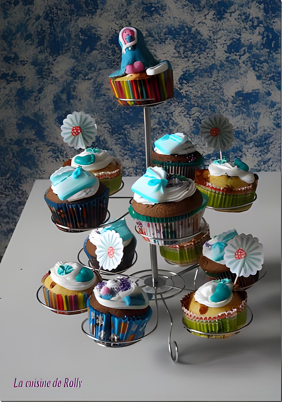 recette Cupcakes de baby shower