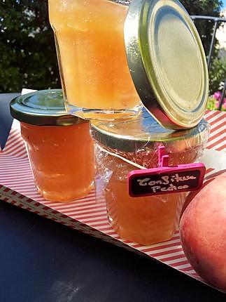 recette Confiture aux 2 pêches parfumée à la vanille