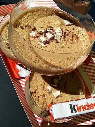 recette Mousse au chocolat kinder