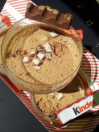 recette Mousse au chocolat kinder