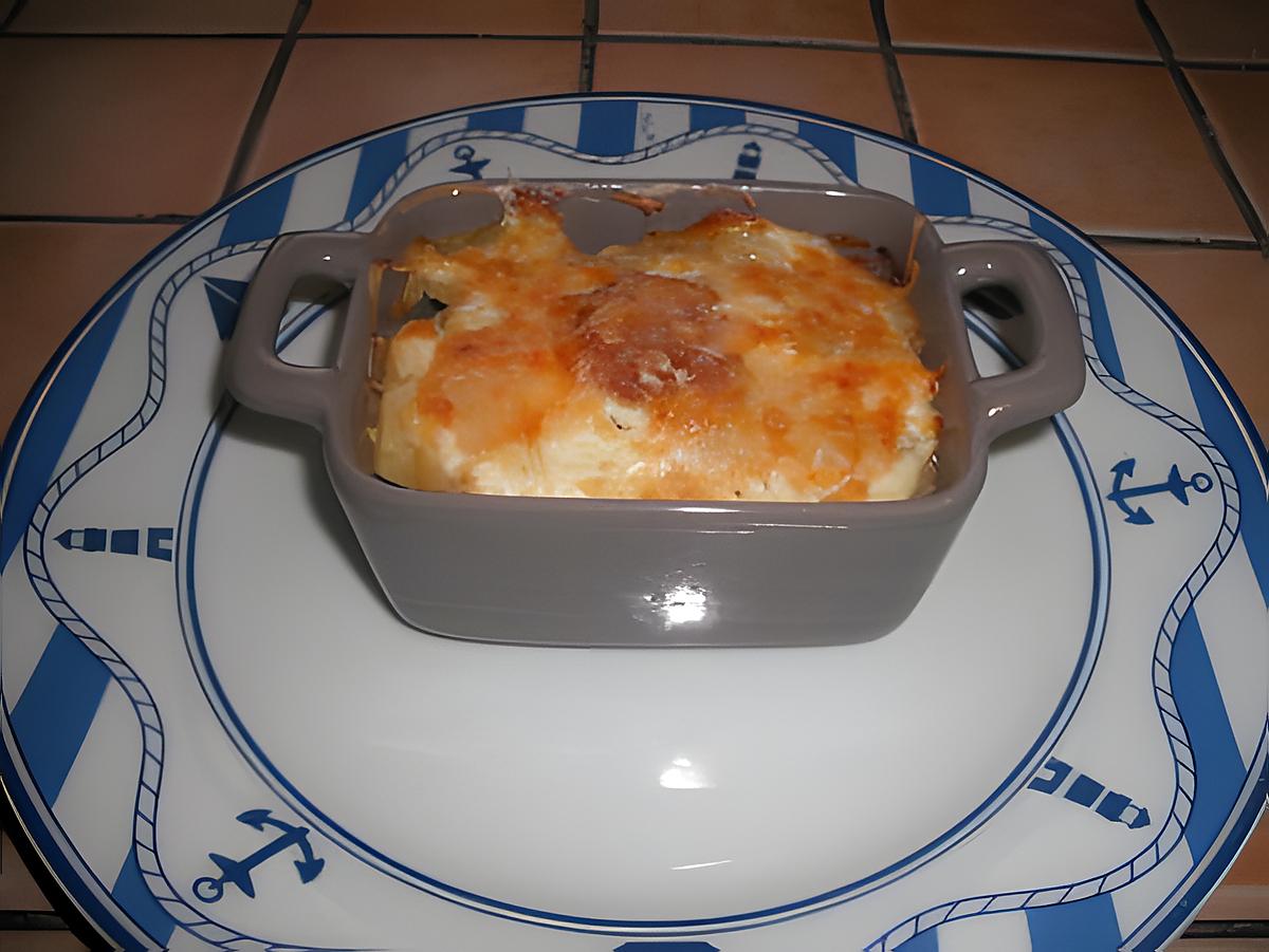 recette Gratin de pommes de terre au beaufort et à la saucisse de Morteau