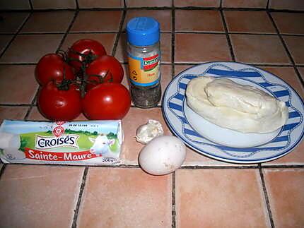 recette Feuilletés chèvre tomate