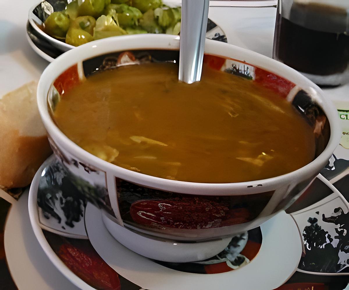 recette Harira, (Soupe marocaine du ramadan).