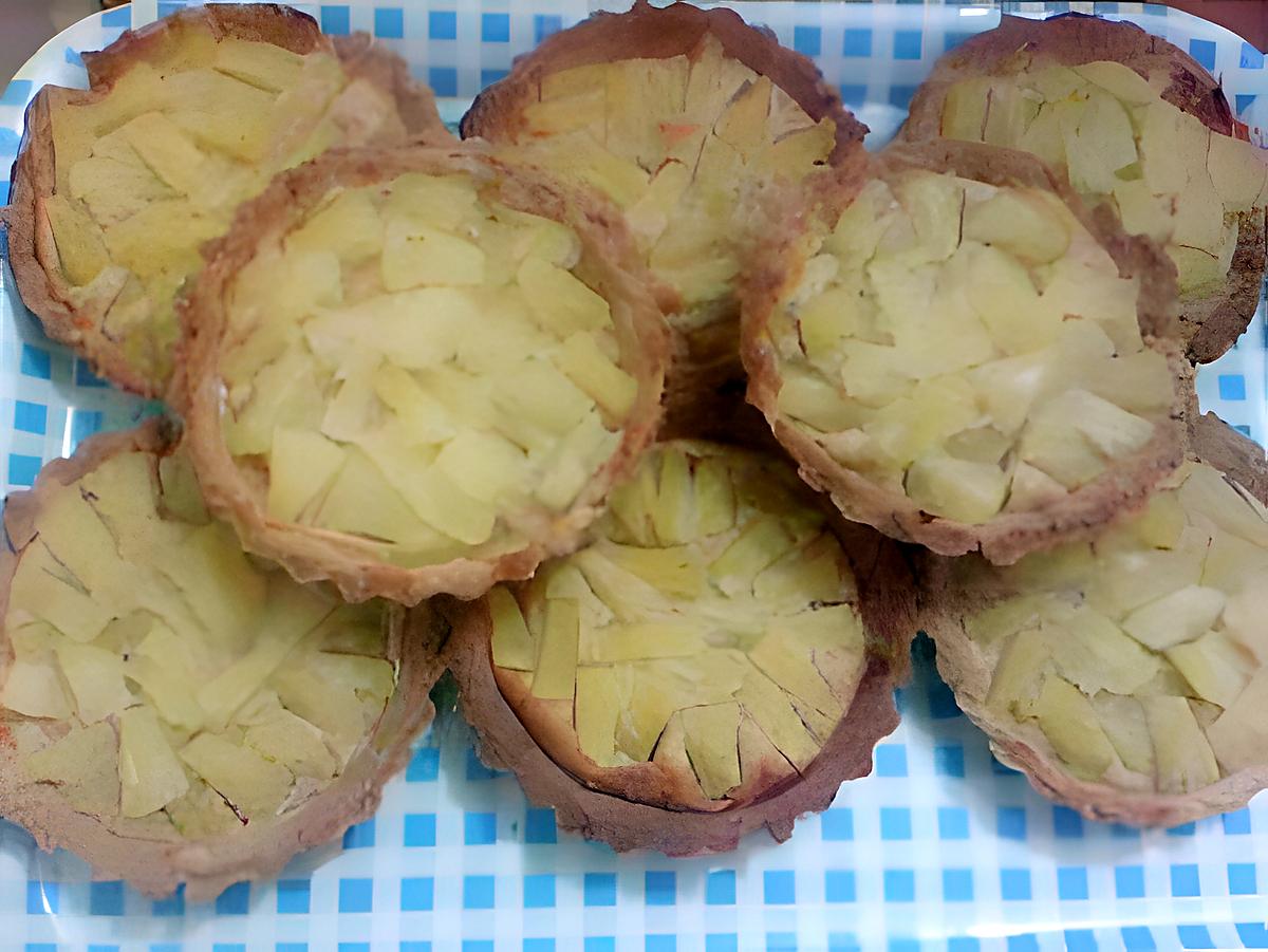 recette Tarte a l'ananas sur lit de crème amandes!!!