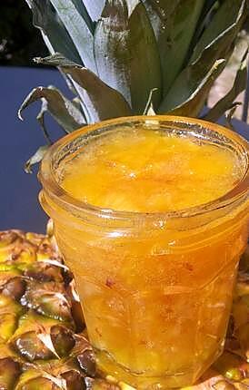 recette Confiture créole d'annanas au rhum