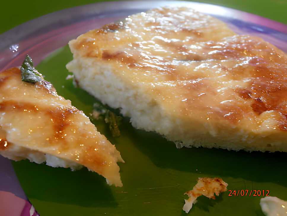 recette omelette brousse/menthe fraîche