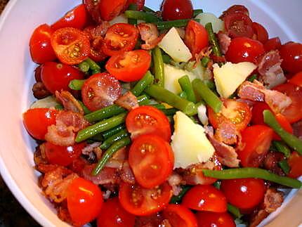 recette Salade de pommes de terre  aux couleurs du soleil