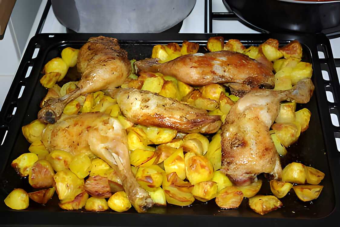 Recette de Cuisse De Poulet Au Four Façon Nanou