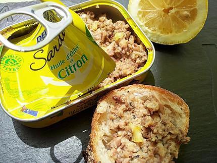 recette Sardinade au citron