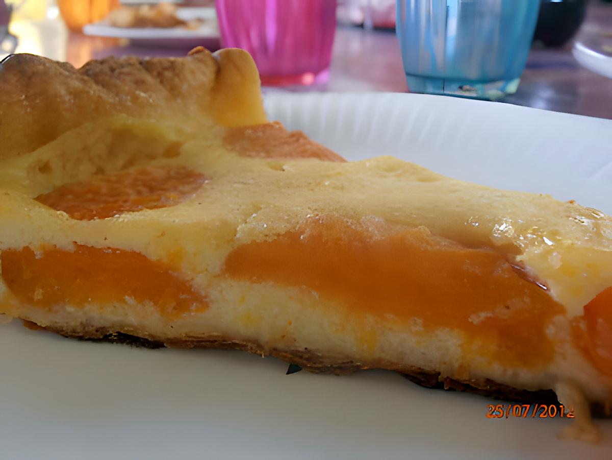 recette tarte amandine aux abricots