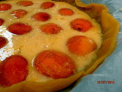 recette tarte amandine aux abricots