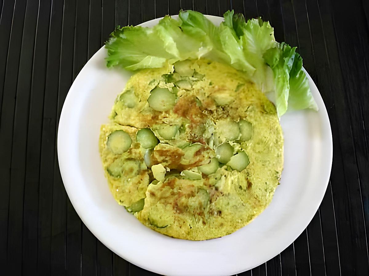 recette Omelette de courgettes "soufflée"