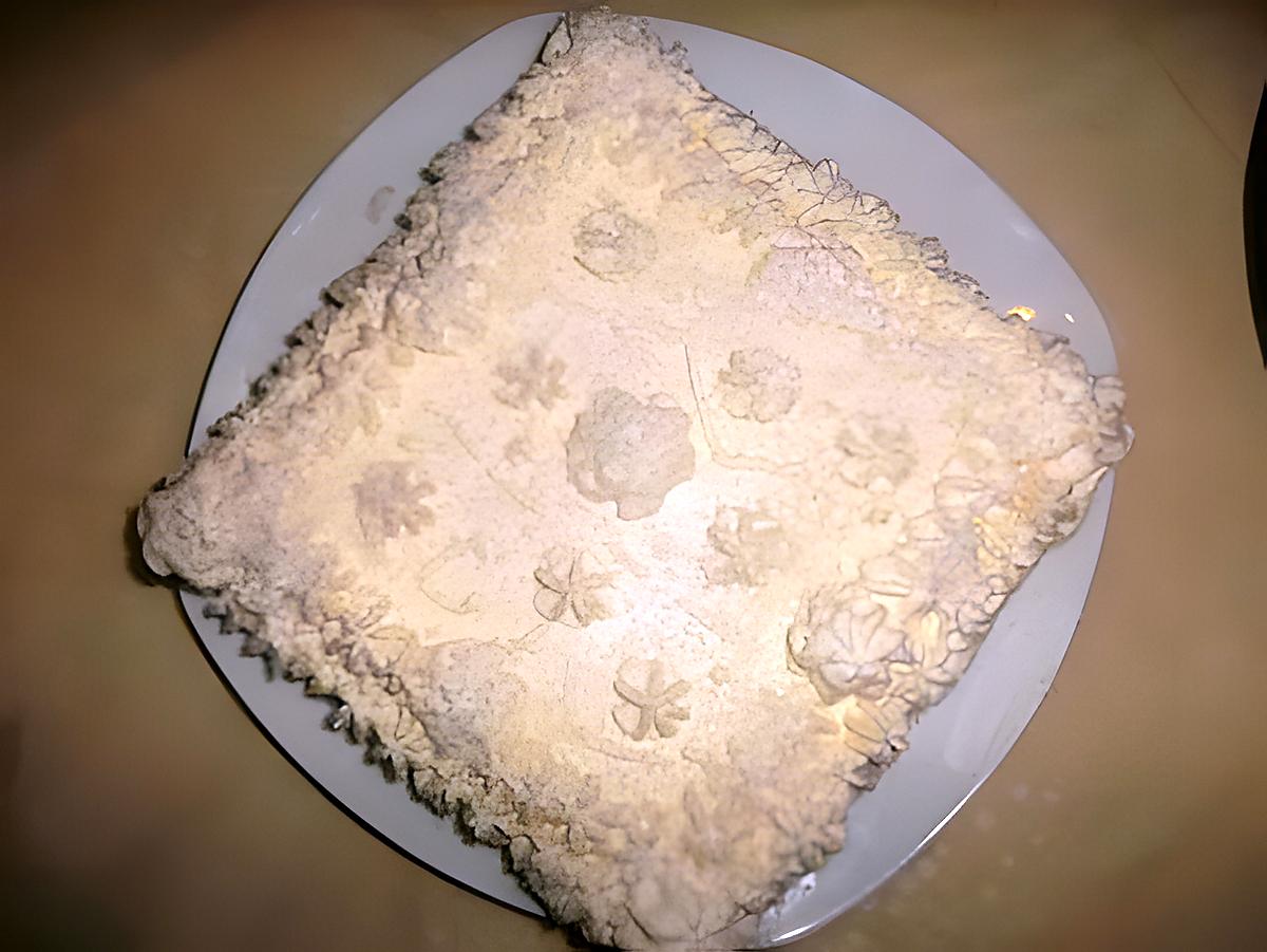 recette Neige de coco sur coussin de chantilly