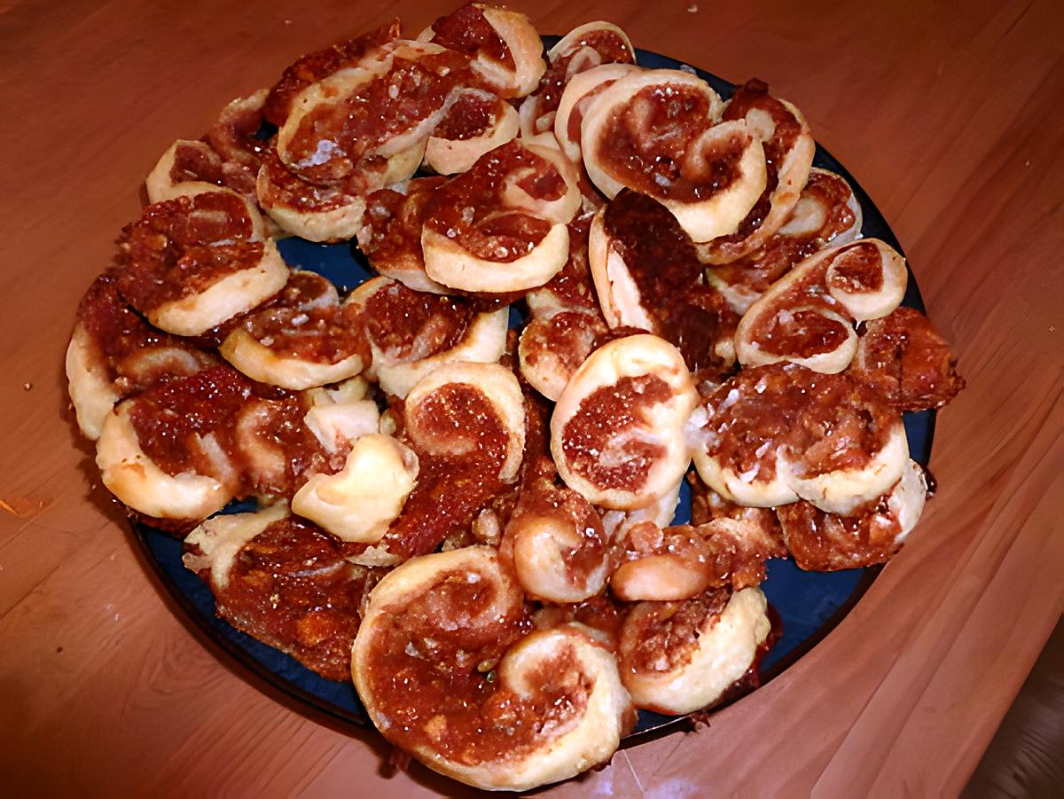 recette PALMIERS FOURRES AU MARS