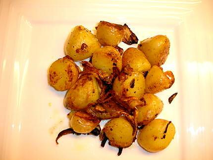 recette Pommes de Terre N. Caramélisée à L'oignon