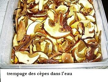 recette Filet mignon de porc aux cèpes et olives vertes