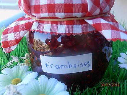 recette confiture de framboises au grand marnier