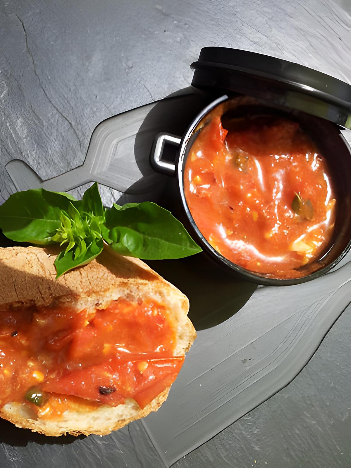 recette Tapenade niçoise aux tomates confites