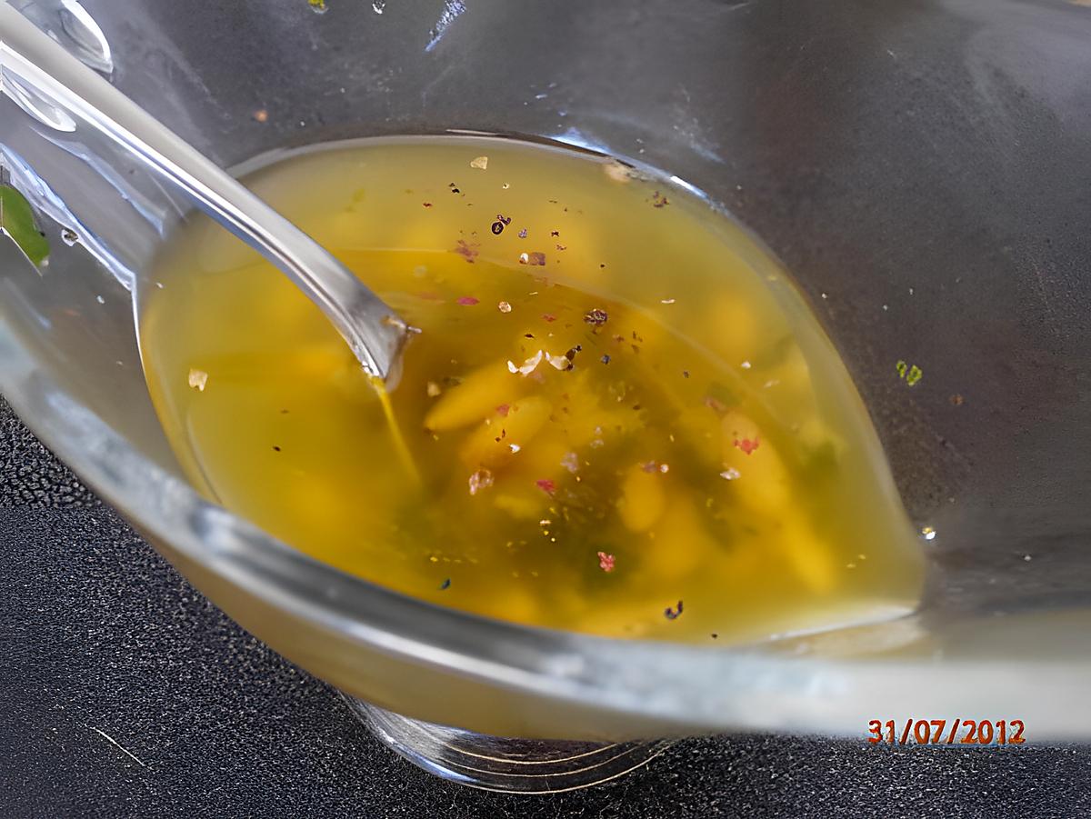 recette vinaigrette à l'italienne