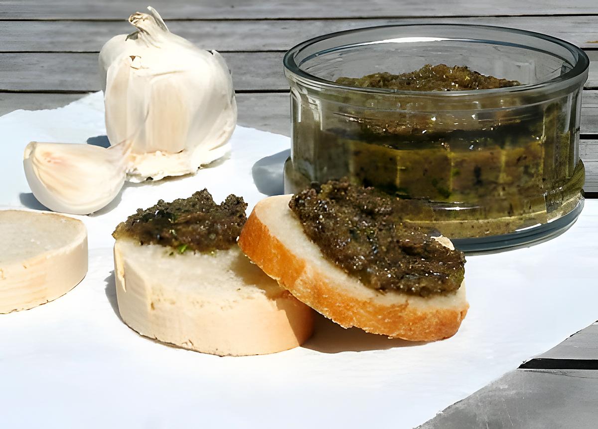 recette Tapenade aux deux olives