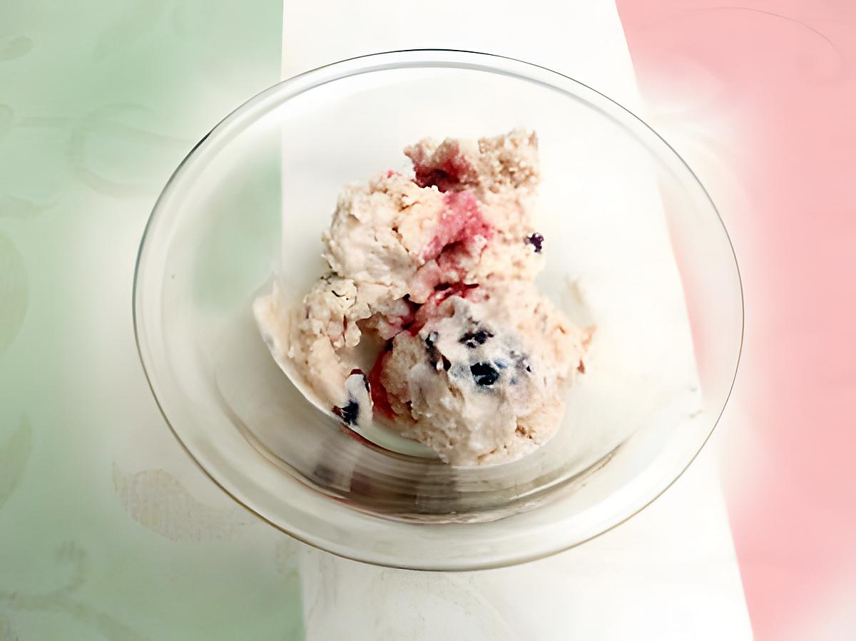 recette Glace ricotta et amarena