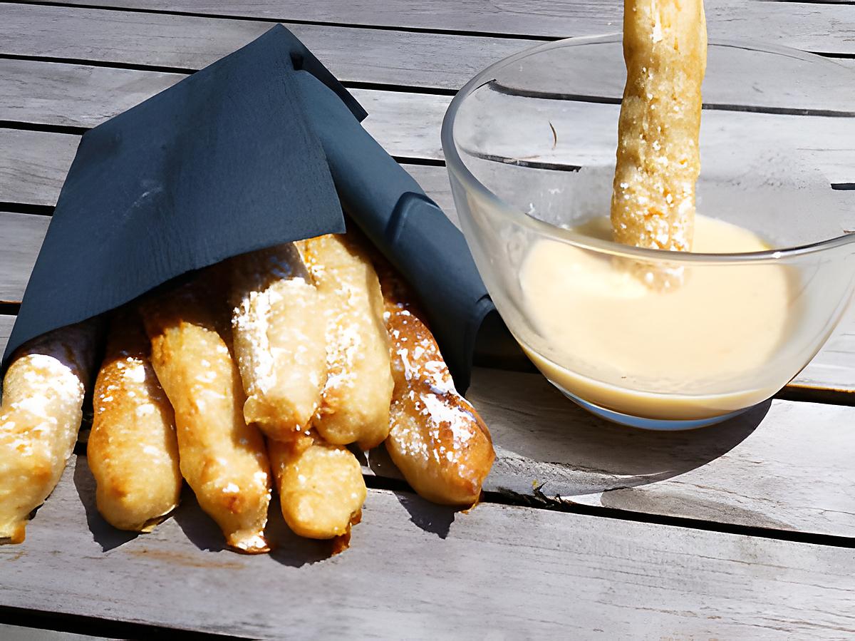 recette Churros au four et sauce aux chouchous