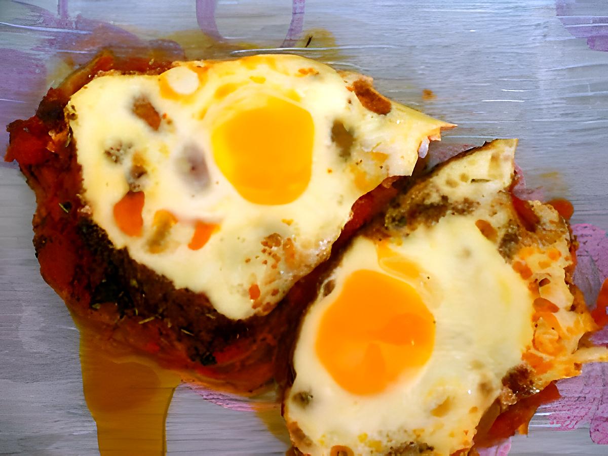 recette Nid tomates oeufs