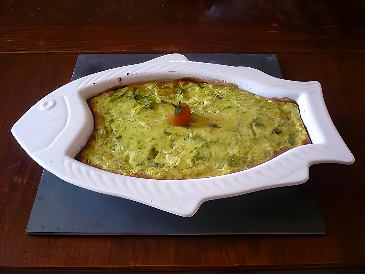 recette Gratin de courgettes au St nectaire