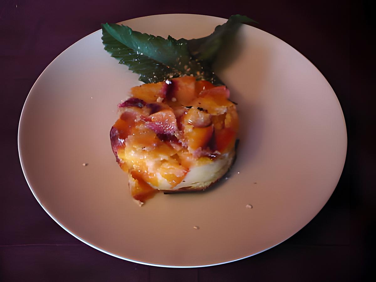 recette Clafoutis nectarine/pêche/amande