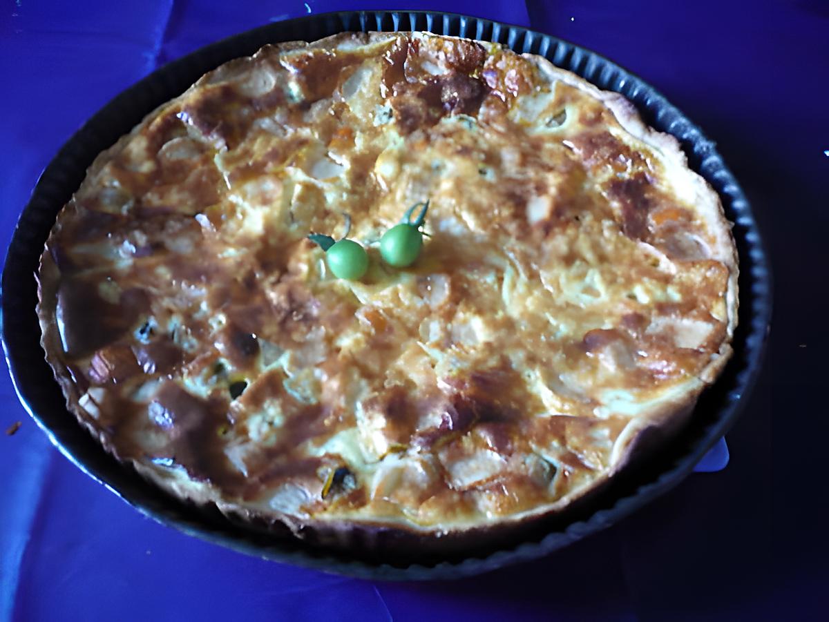 recette Quiche surimi/crevettes/thon