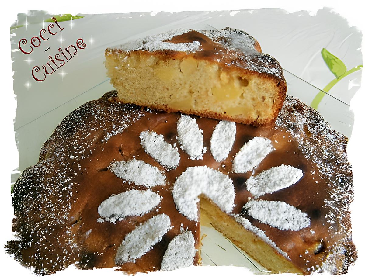 recette Gâteau pommes - poudre d'amandes