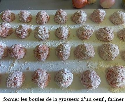 recette Les boules - 2° recette