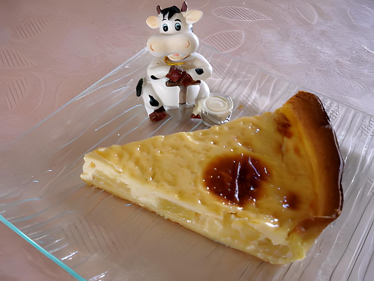 recette tarte sablée à l'ananas