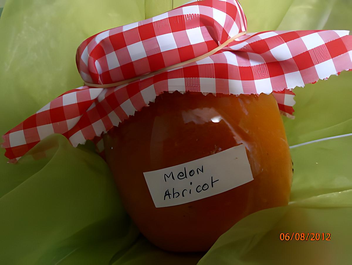 recette confiture melon-abricot