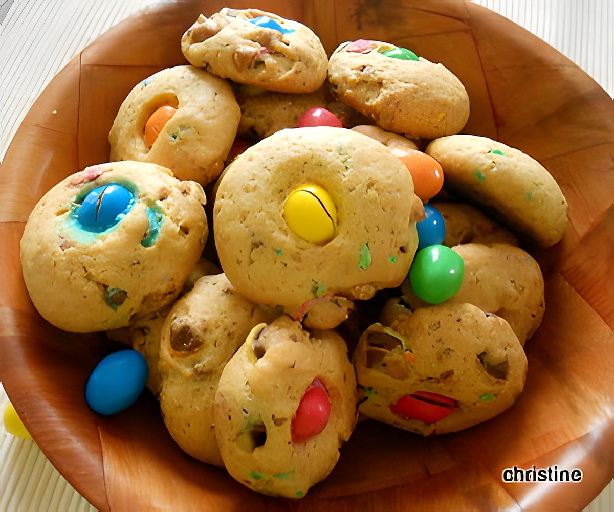 recette Cookies aux M&M's cacahuètes