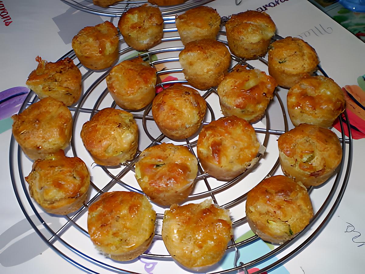 recette Muffins aux courgettes et  tomate séchée