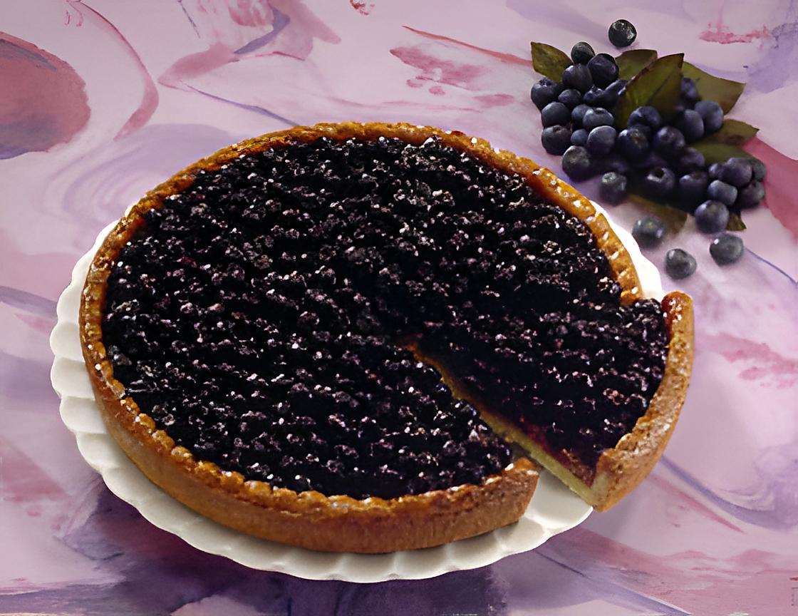 recette La tarte aux myrtilles