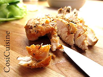 recette Salade à tartiner Poulet Estragon