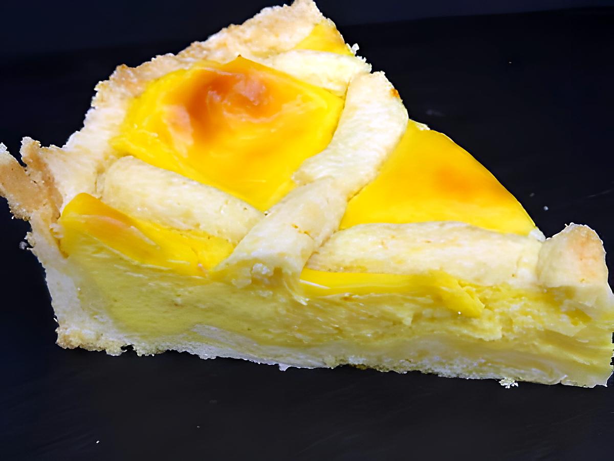 recette crostata à la crème au citron