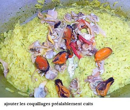 recette Couronne de riz aux fruits de mer et crustacés
