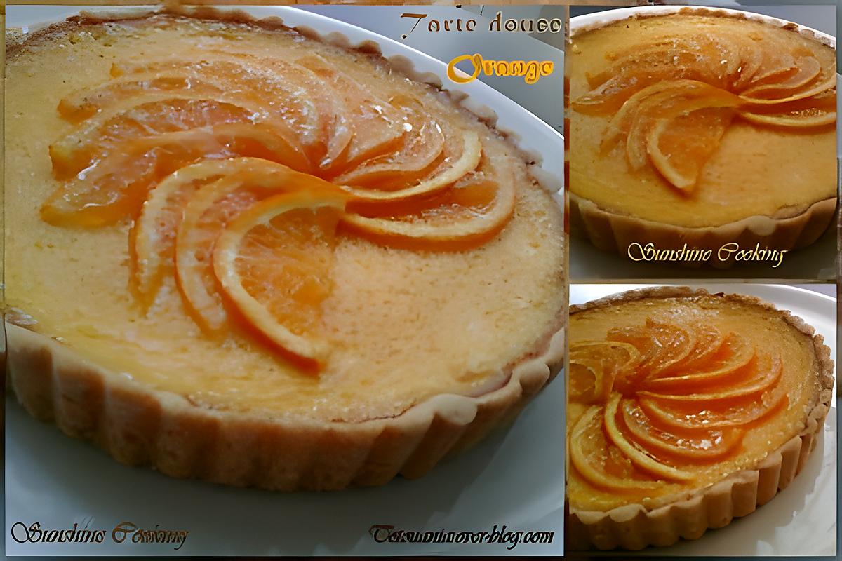 recette Tarte douce à L'orange